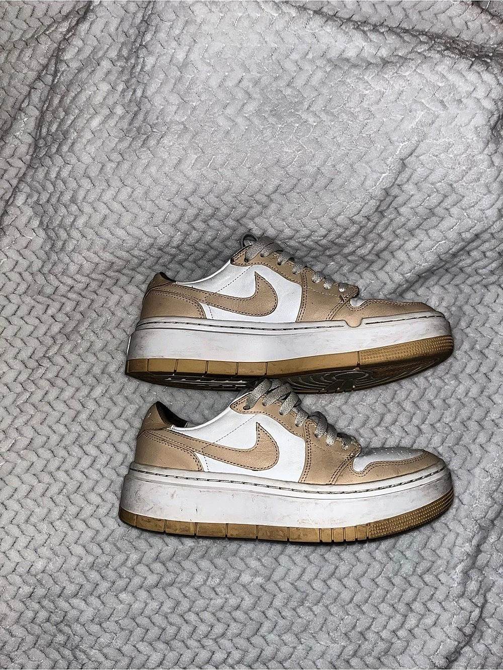 Nike Air Force 1 '07 Low Sneakers White & Brown US 9